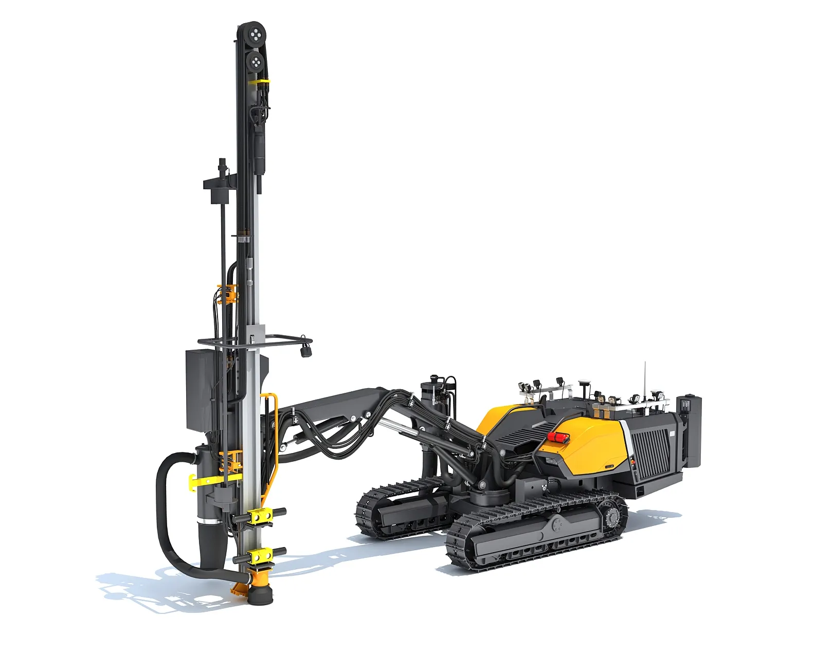 Surface Drill Rig Mining Machine 3D Model 3D model