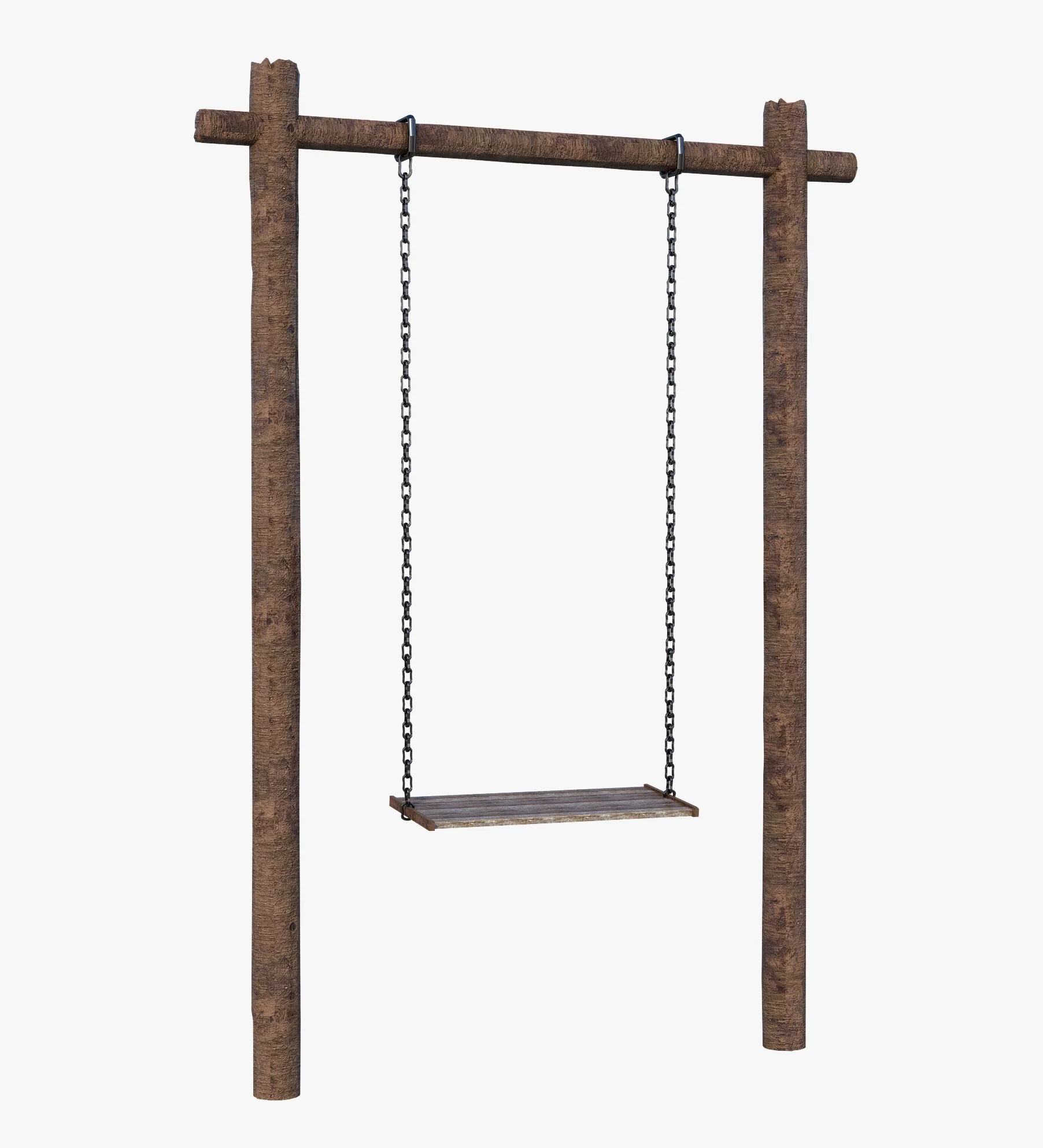 Wood Swing Free 3D model