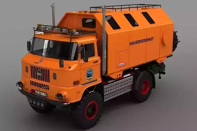 IFA W50-LAK  1980 3D model