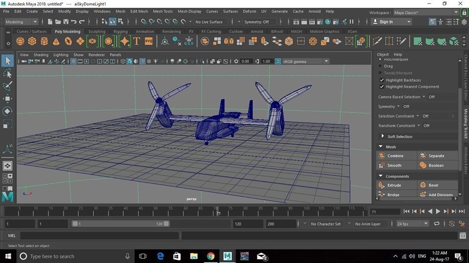 ospery plane Free low-poly 3D model