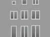 Realistic PVC Windows and Shutters - 27 Models High and Low 3D model ...
