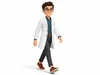 3D model Stylized Doctor 3D Character Rigged Animated Medical VR / AR ...