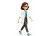 3D model Stylized FEMALE Doctor 3D Character Rigged Animated Medical VR ...