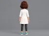 3D model Stylized FEMALE Doctor 3D Character Rigged Animated Medical VR ...