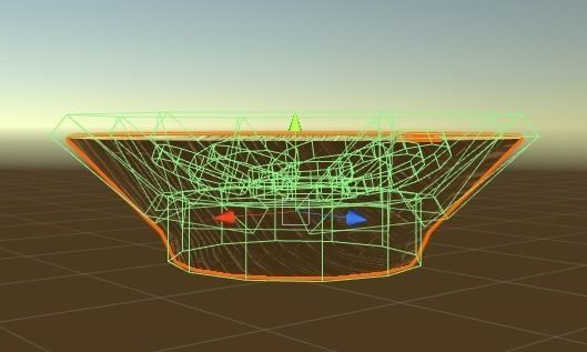 Basket with Cookies low-poly game ready Low-poly 3D model_4