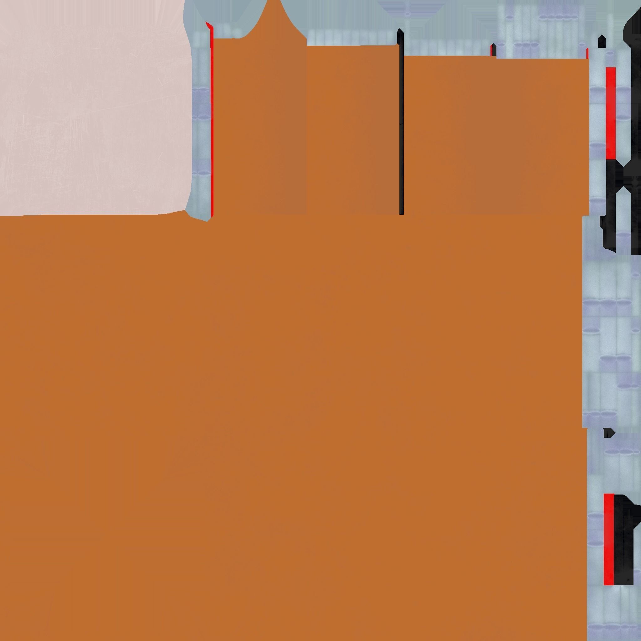 Retro Wall Clock low-poly game ready Low-poly 3D model_3