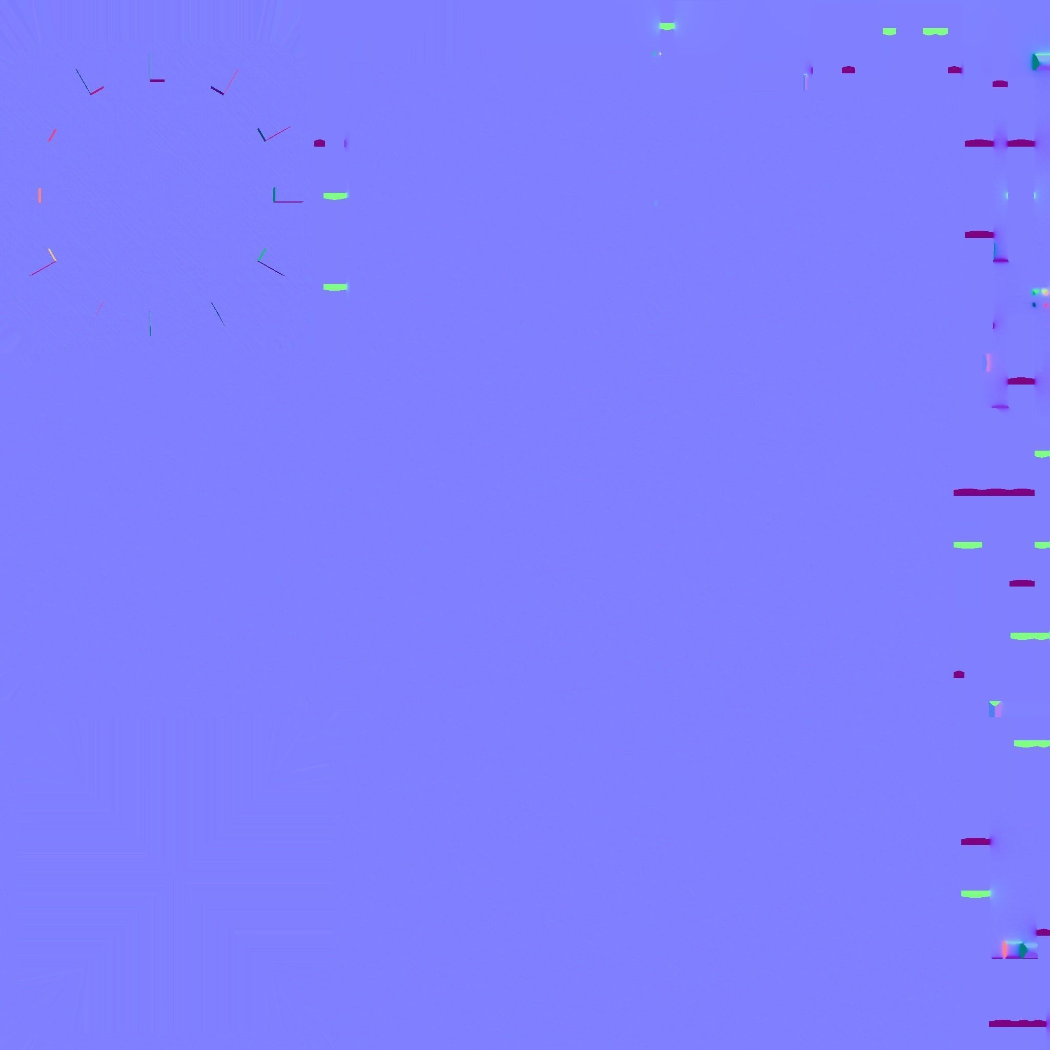 Retro Wall Clock low-poly game ready Low-poly 3D model_6