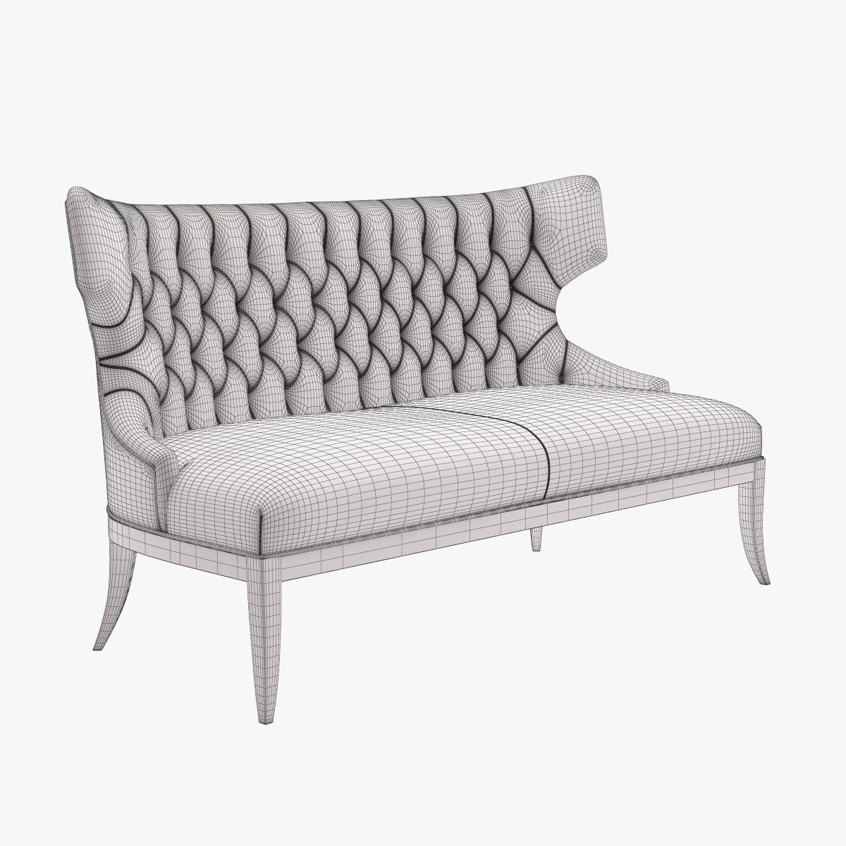 Seven Sedie Irene 3D model_3