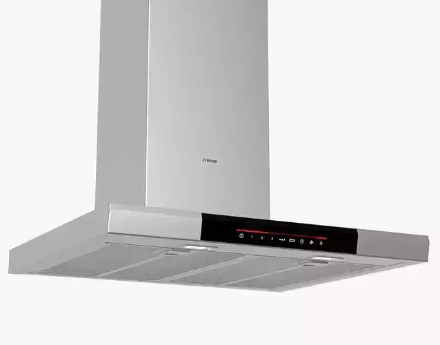 Bosch 60 cm wide Chimney extractor hood DWB068J50B Serie 8 3D model