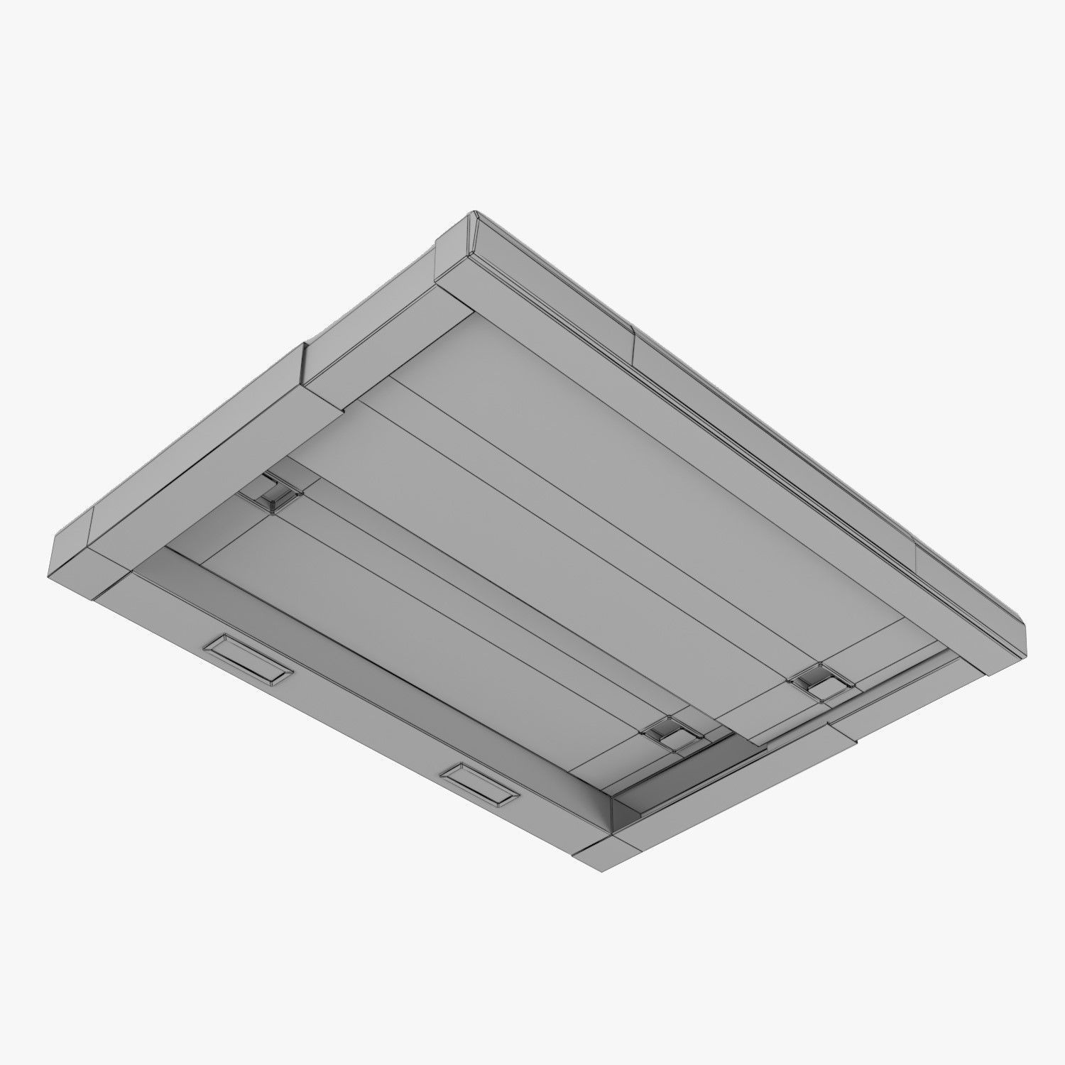 60cm Telescopic cooker hood Serie 8 DFS067J50B Brushed stee 3D model_4