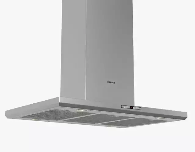 Island chimney hood DIB091U51B Serie 8 3D model