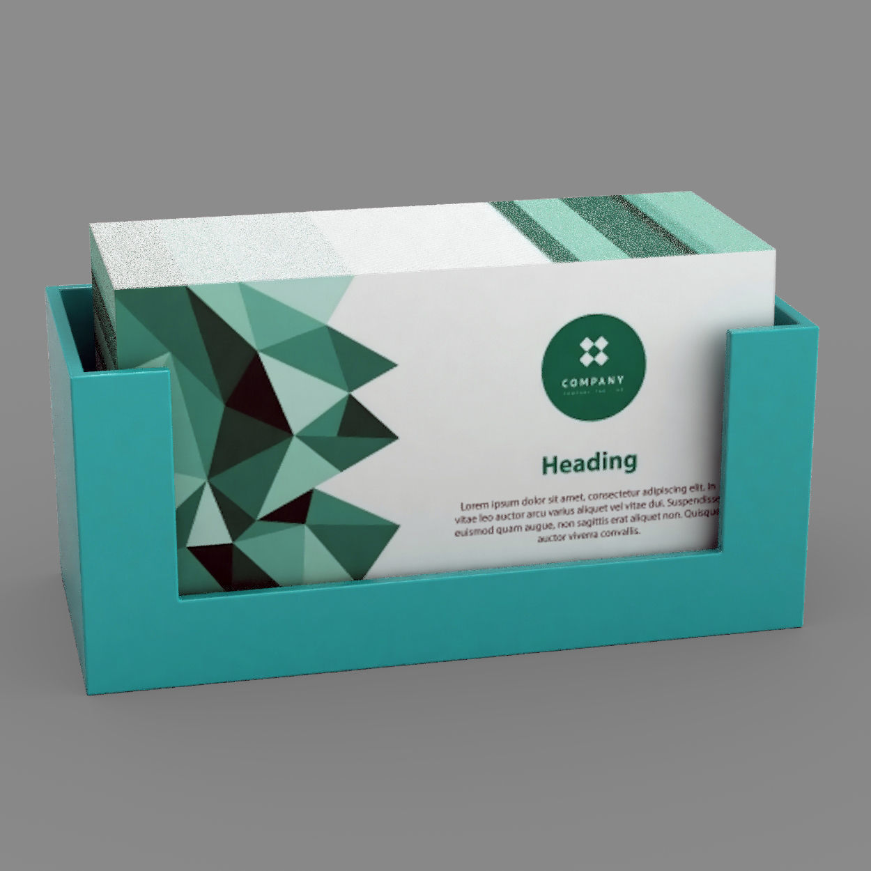 Business card holder 3D model_1