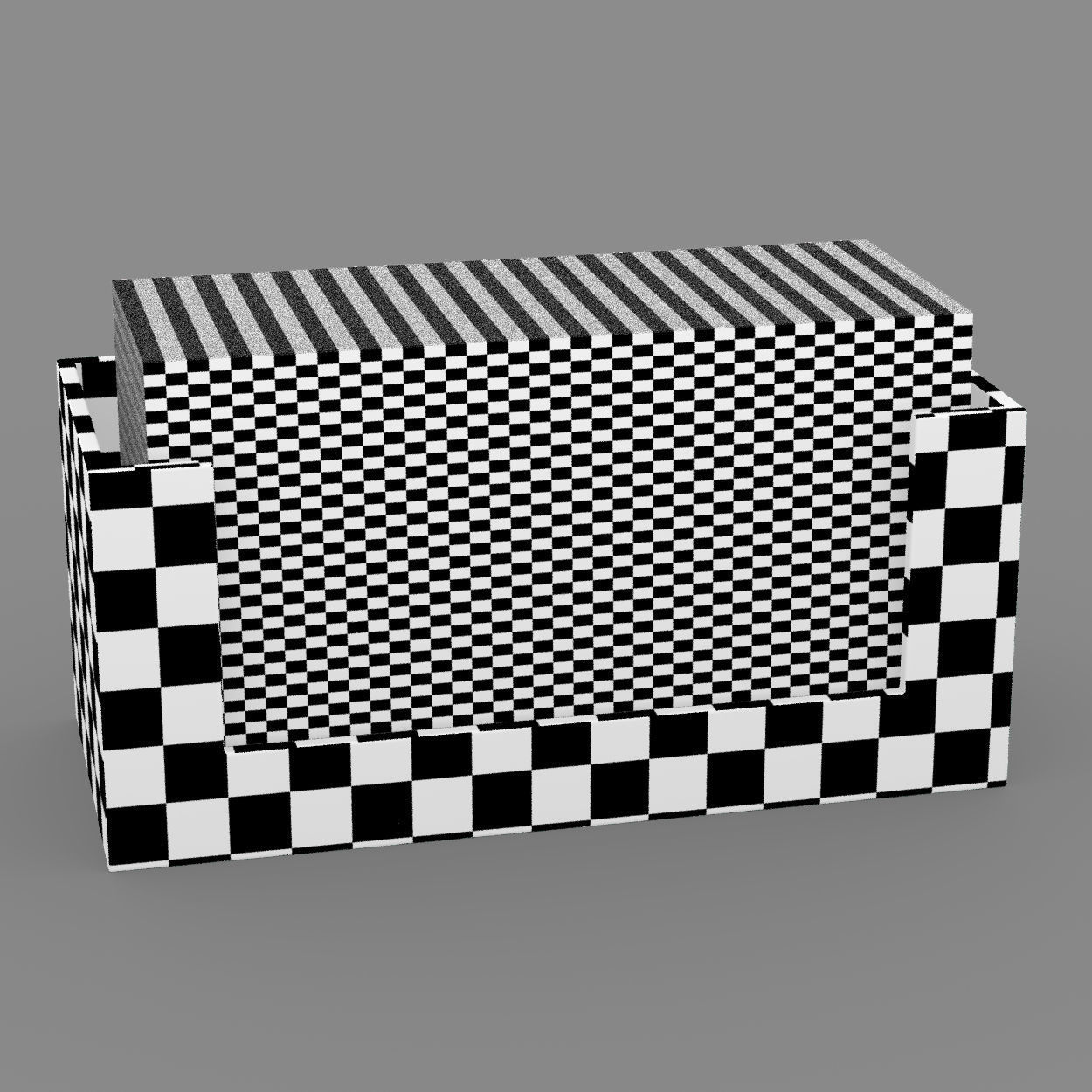 Business card holder 3D model_3