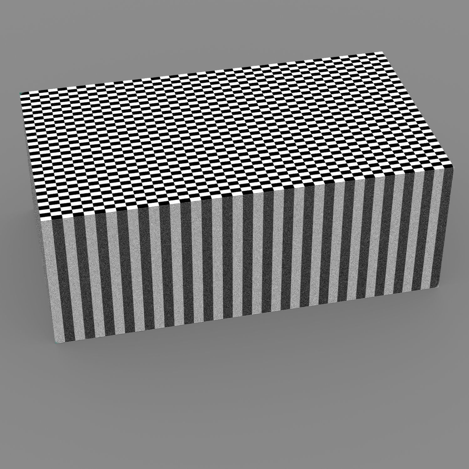 Business card stack 3D model_3