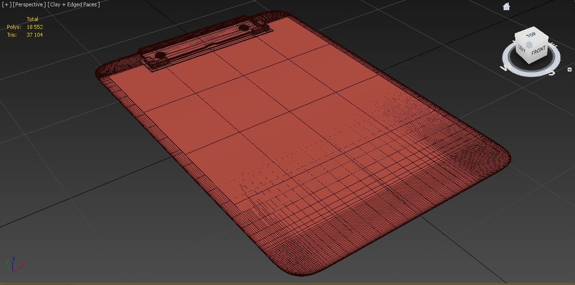 Desk clipboard 3D model_6