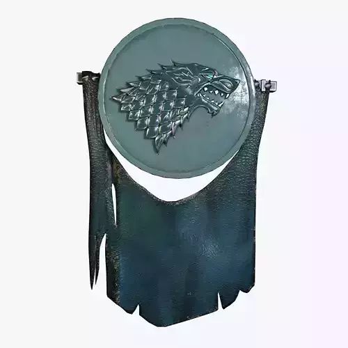 House Stark Banner 3D model