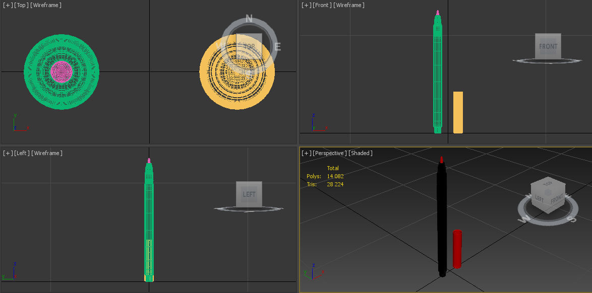 Permanent marker opened 3D model_3