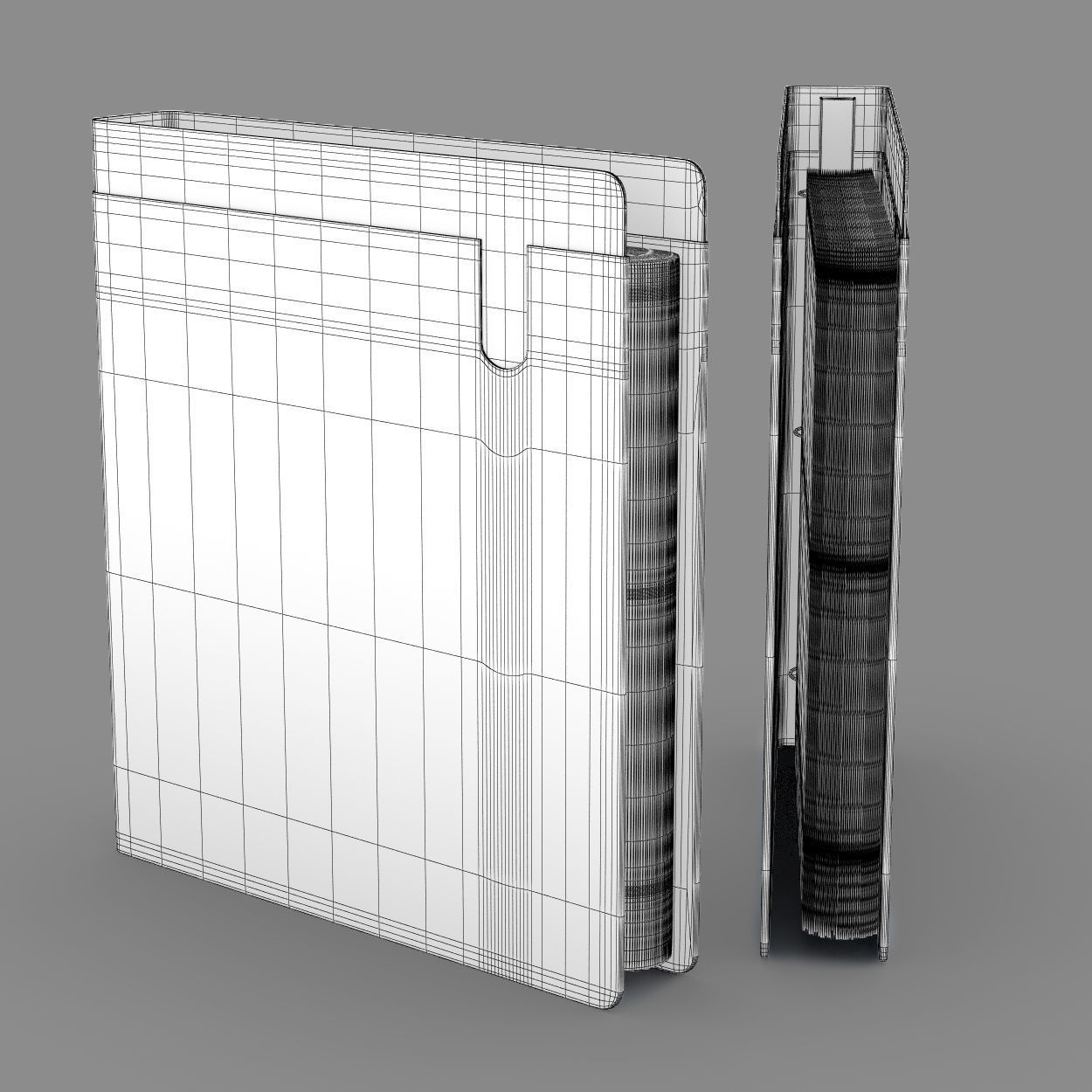 Pocket binder 3D model_1