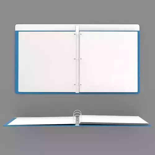 Open pocket binder  3D model