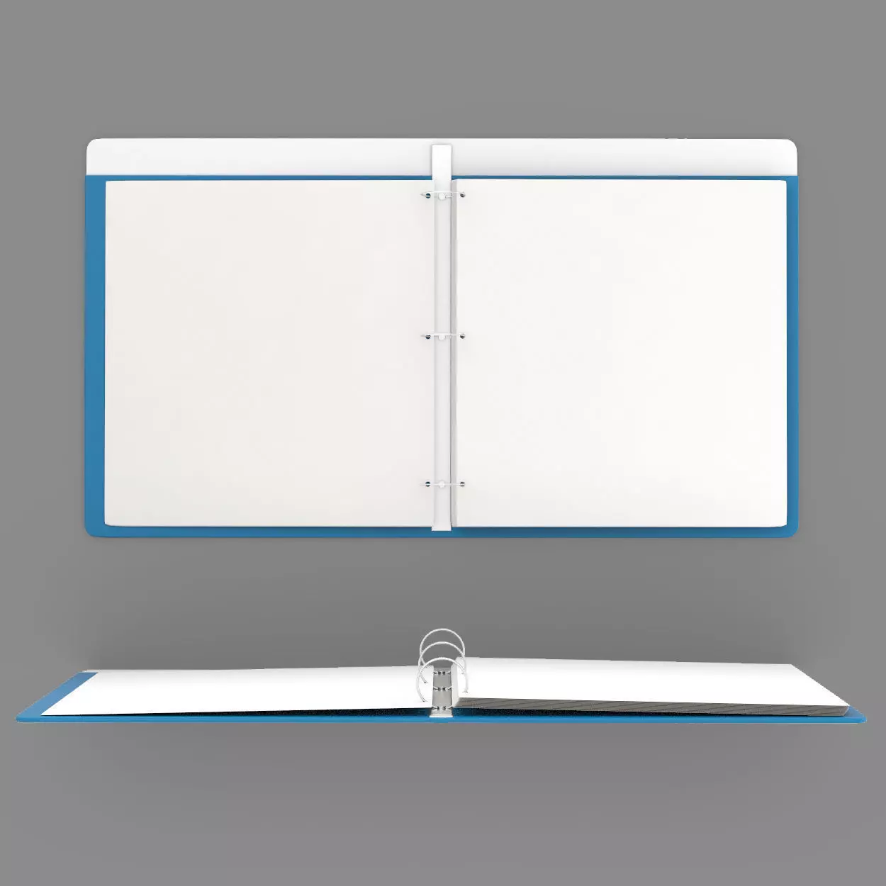 Open pocket binder 3D model_0
