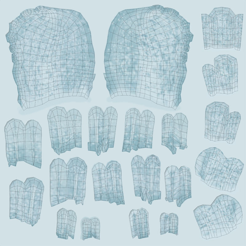 Chicken with Morphs and Rig 3D model_14