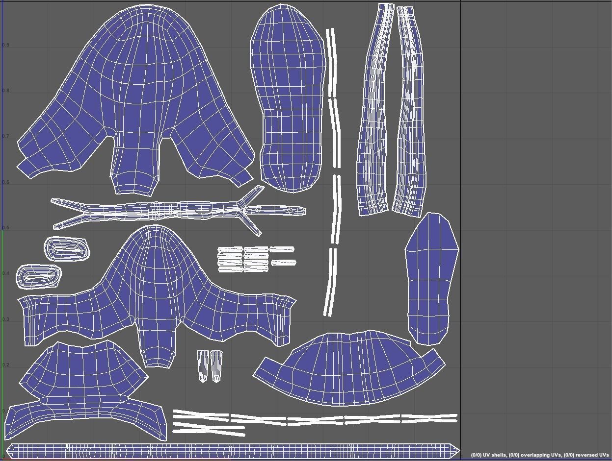 Marathon Shoe Size No 45 Low-poly 3D model_10