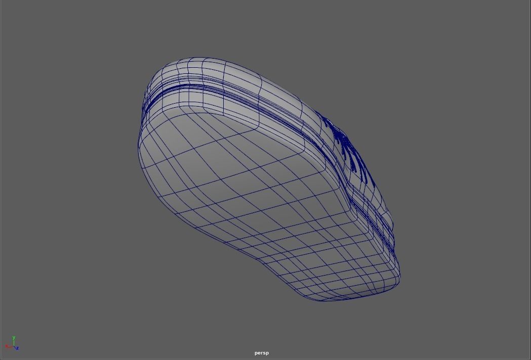 Marathon Shoe Size No 45 Low-poly 3D model_8