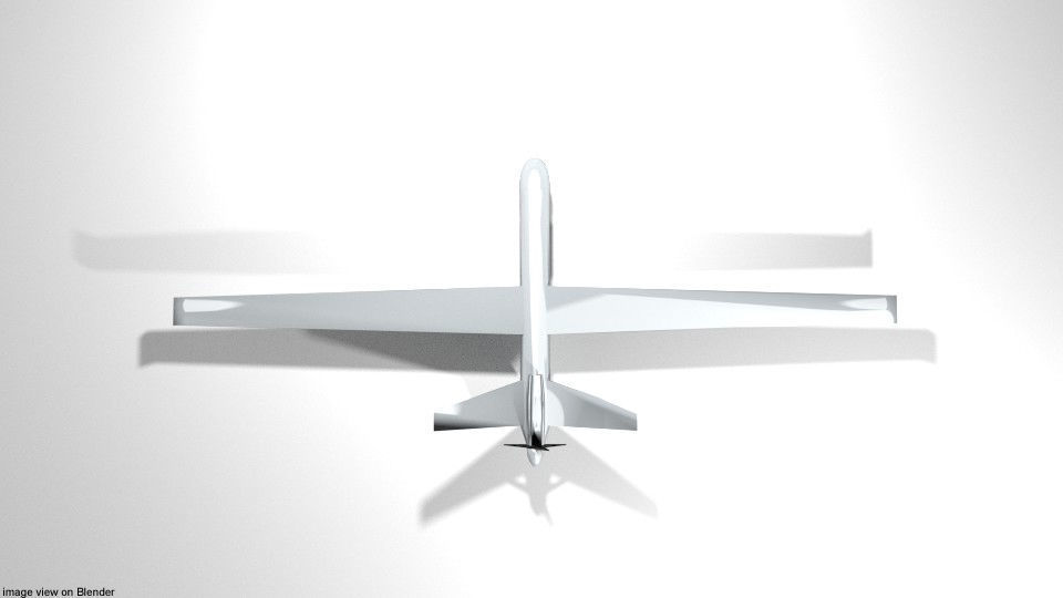 Drone - UAV Reaper 3D model_2