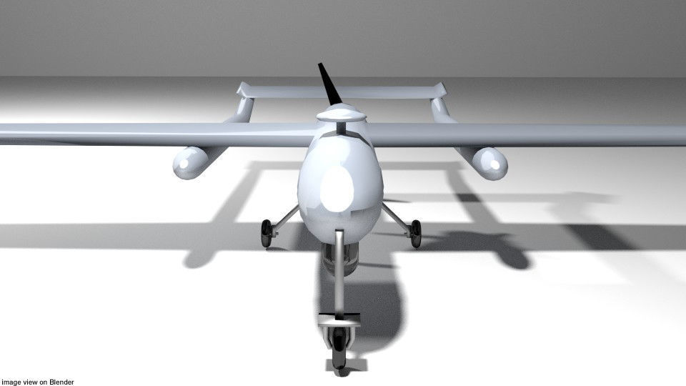 Drone - UAV Shadow 3D model_1