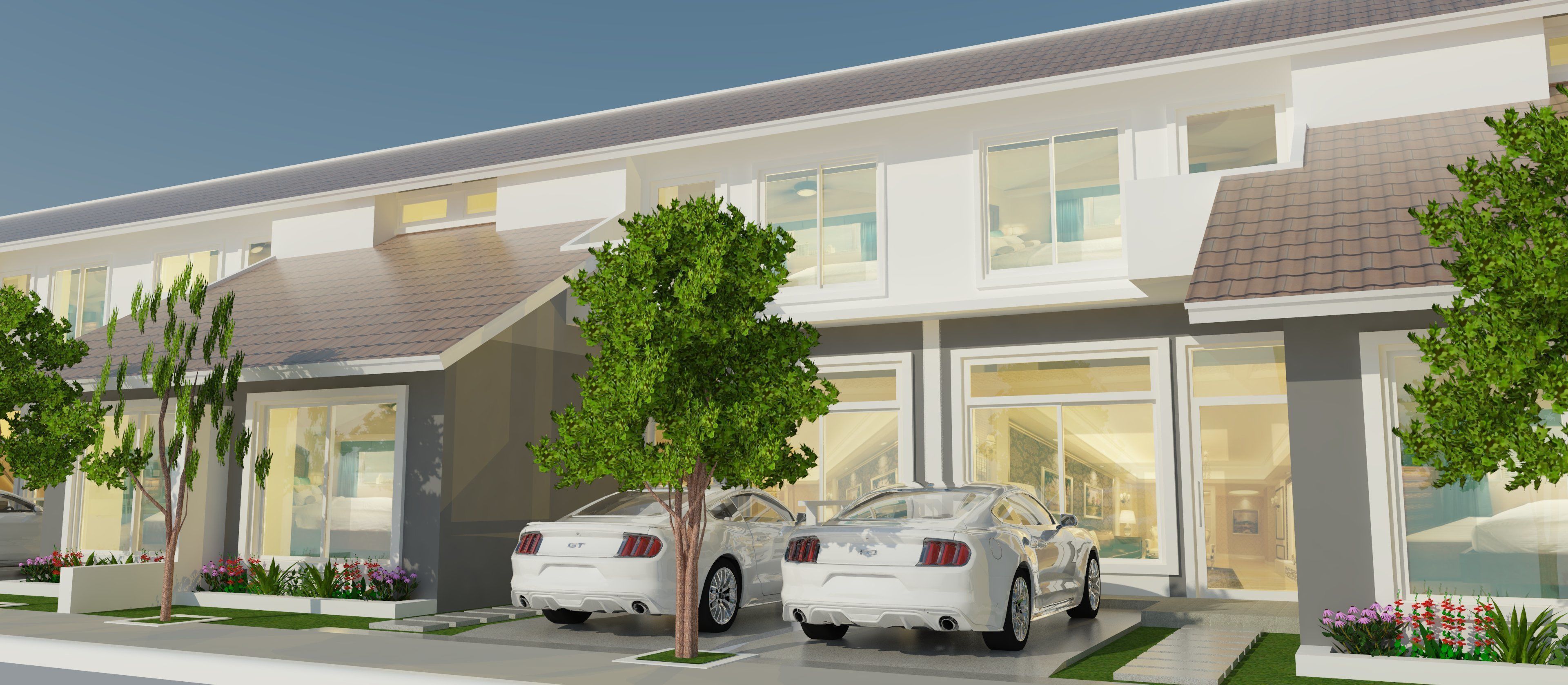 Link house 2 story 3D model_5