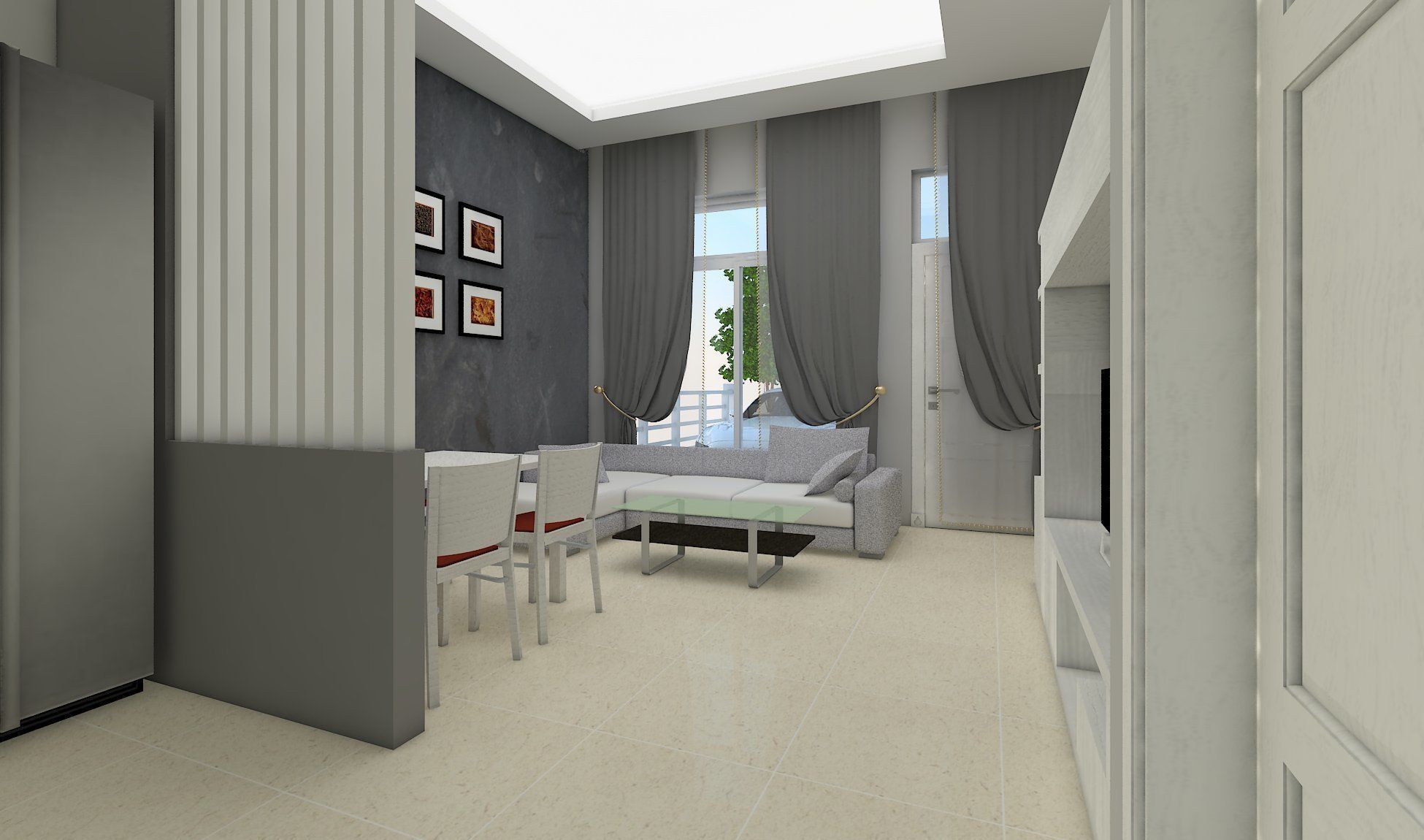 Link house 2 story 3D model_3