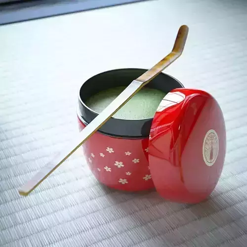 Chashaku and Tea caddy