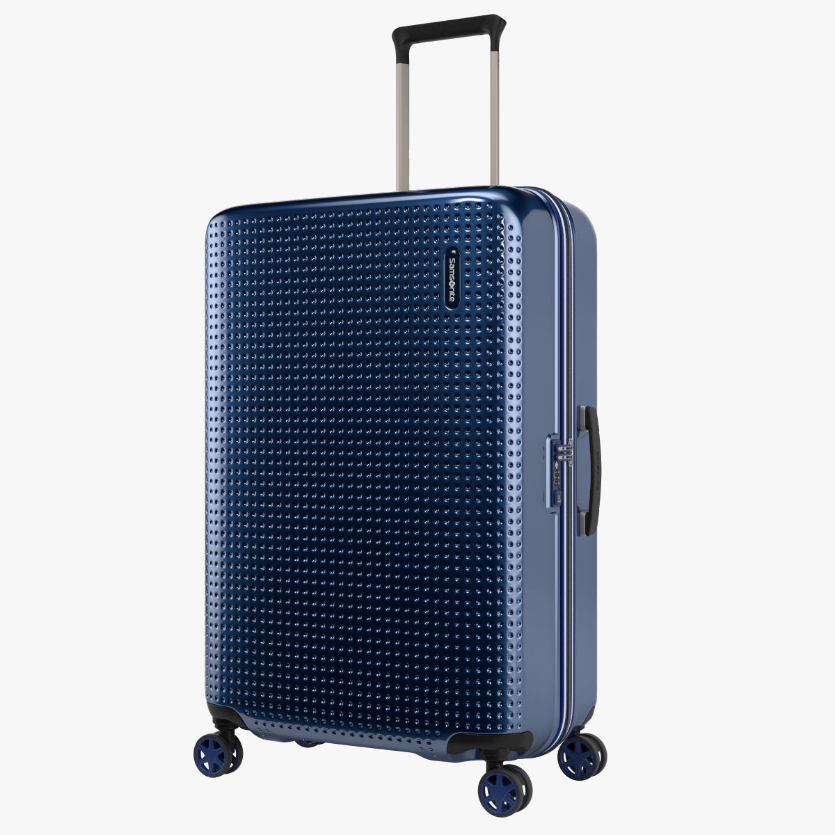 Samsonite Pixelon Suitcase 69cm blue 3D model