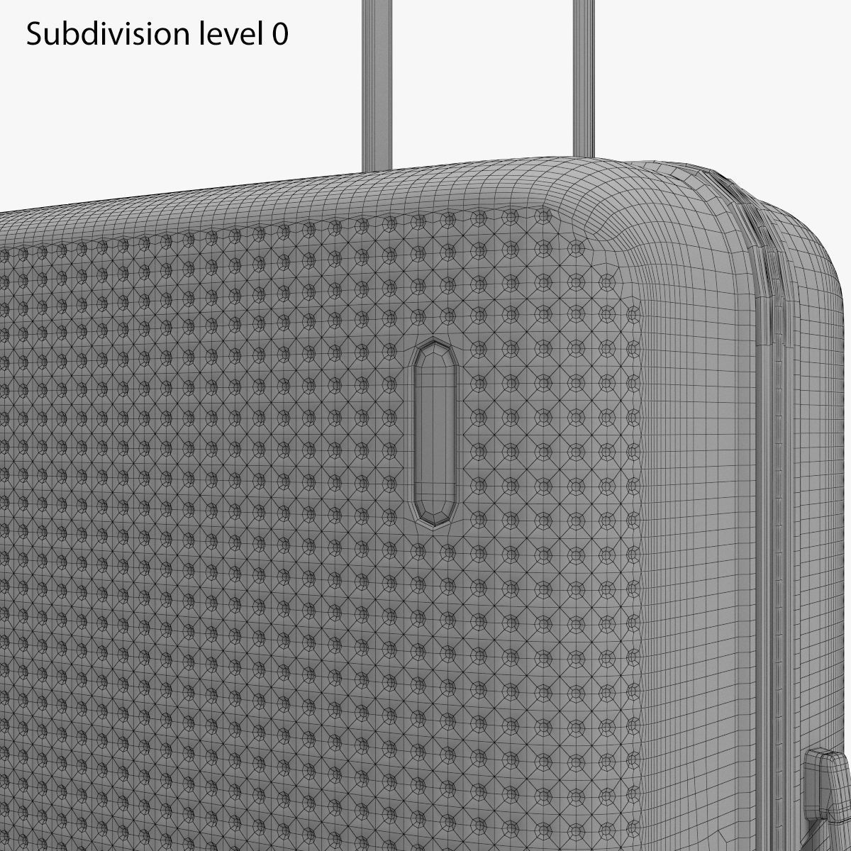 Samsonite Pixelon Suitcase 69cm blue 3D model_10