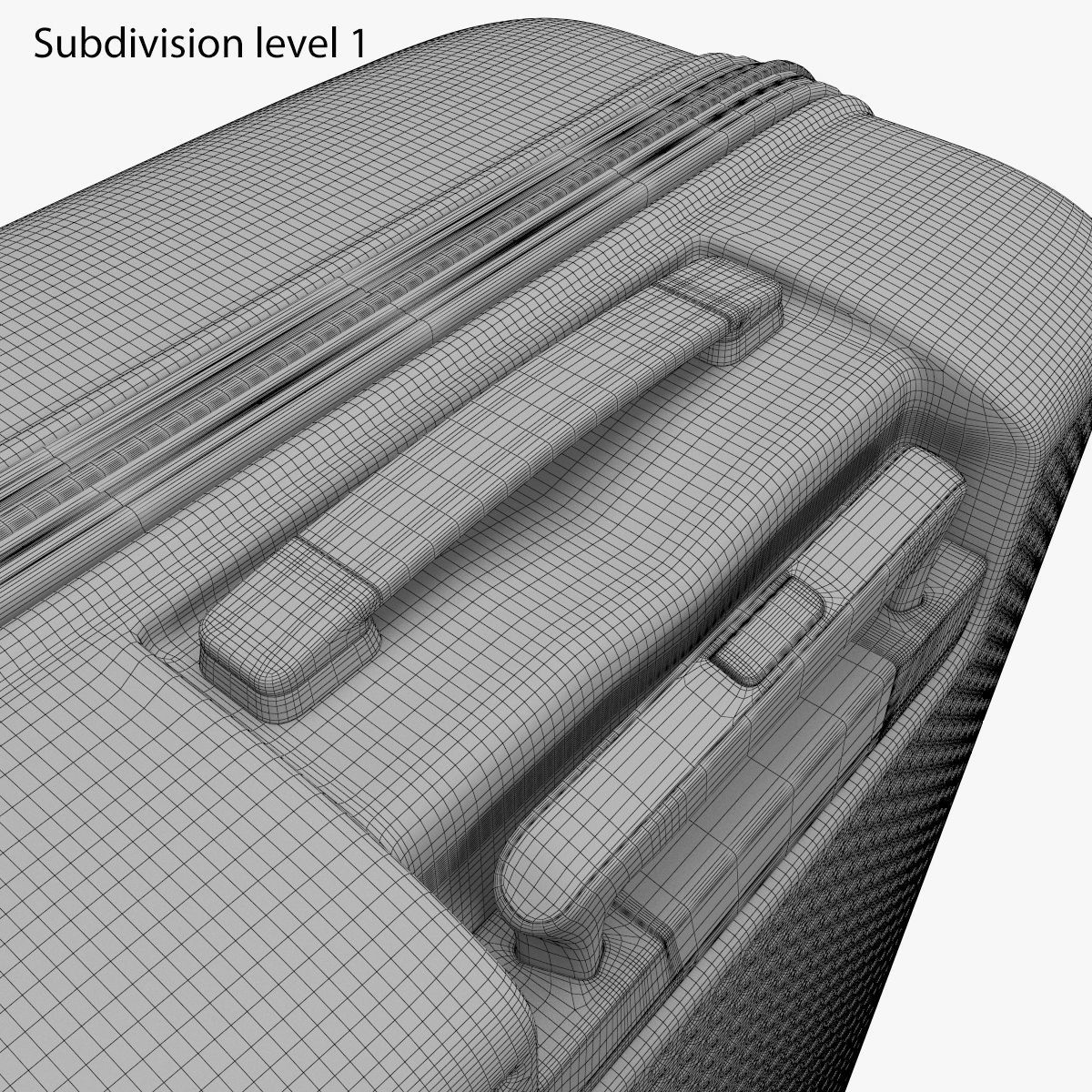 Samsonite Pixelon Suitcase 69cm blue 3D model_13