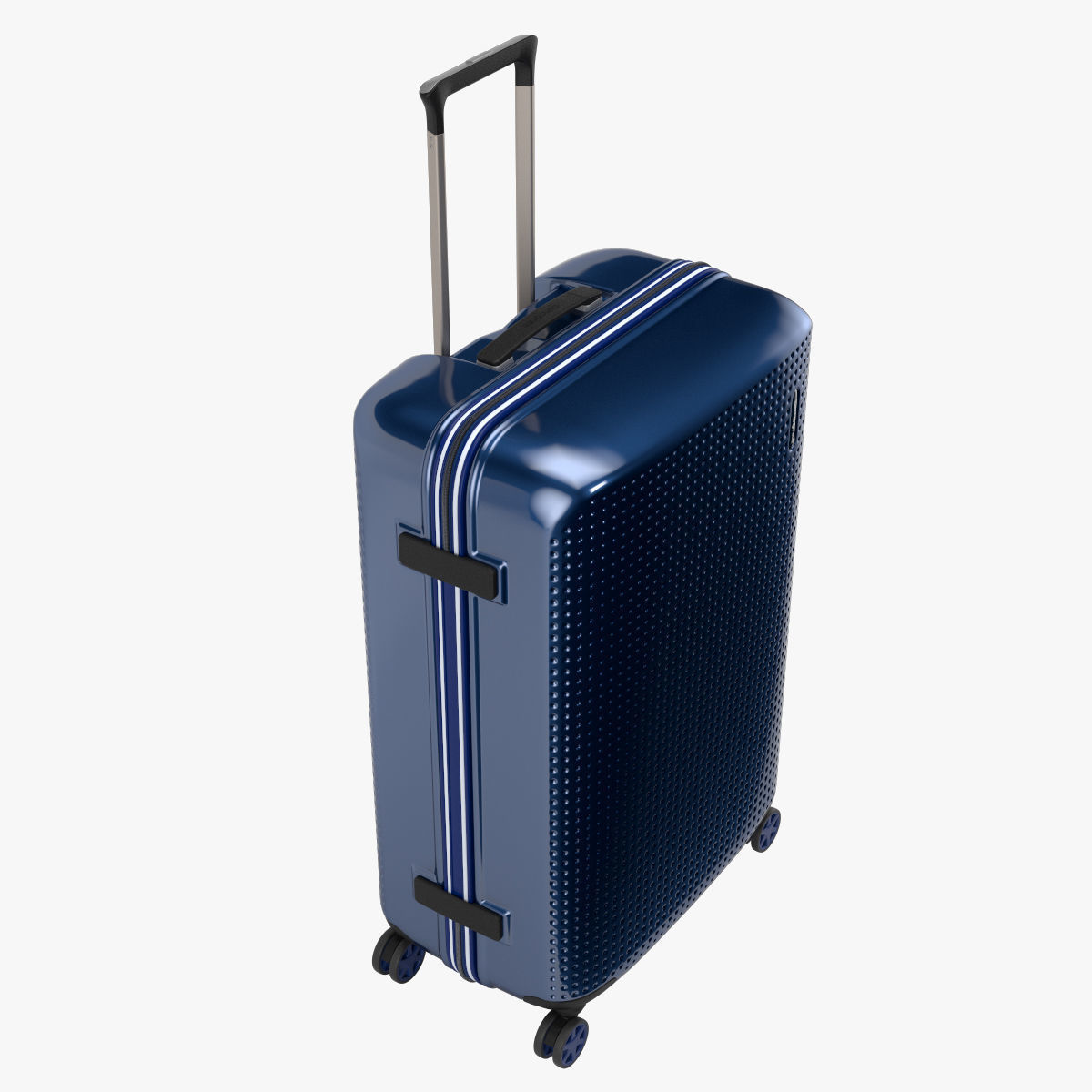 Samsonite Pixelon Suitcase 69cm blue 3D model_2