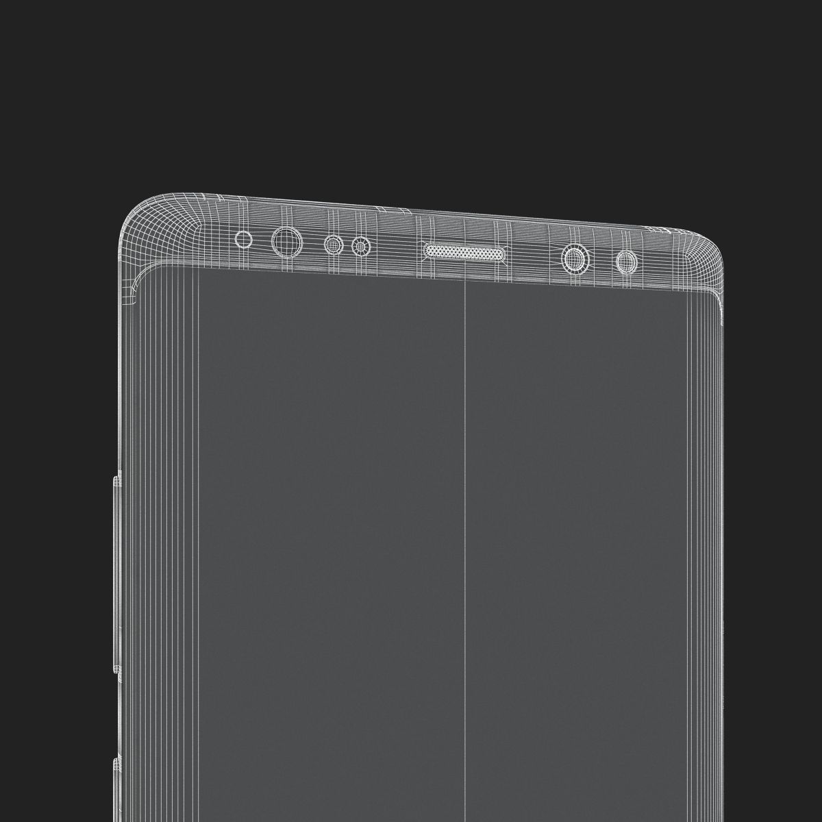 Samsung Galaxy Note 8 Maple Gold High Quality 3D model_16