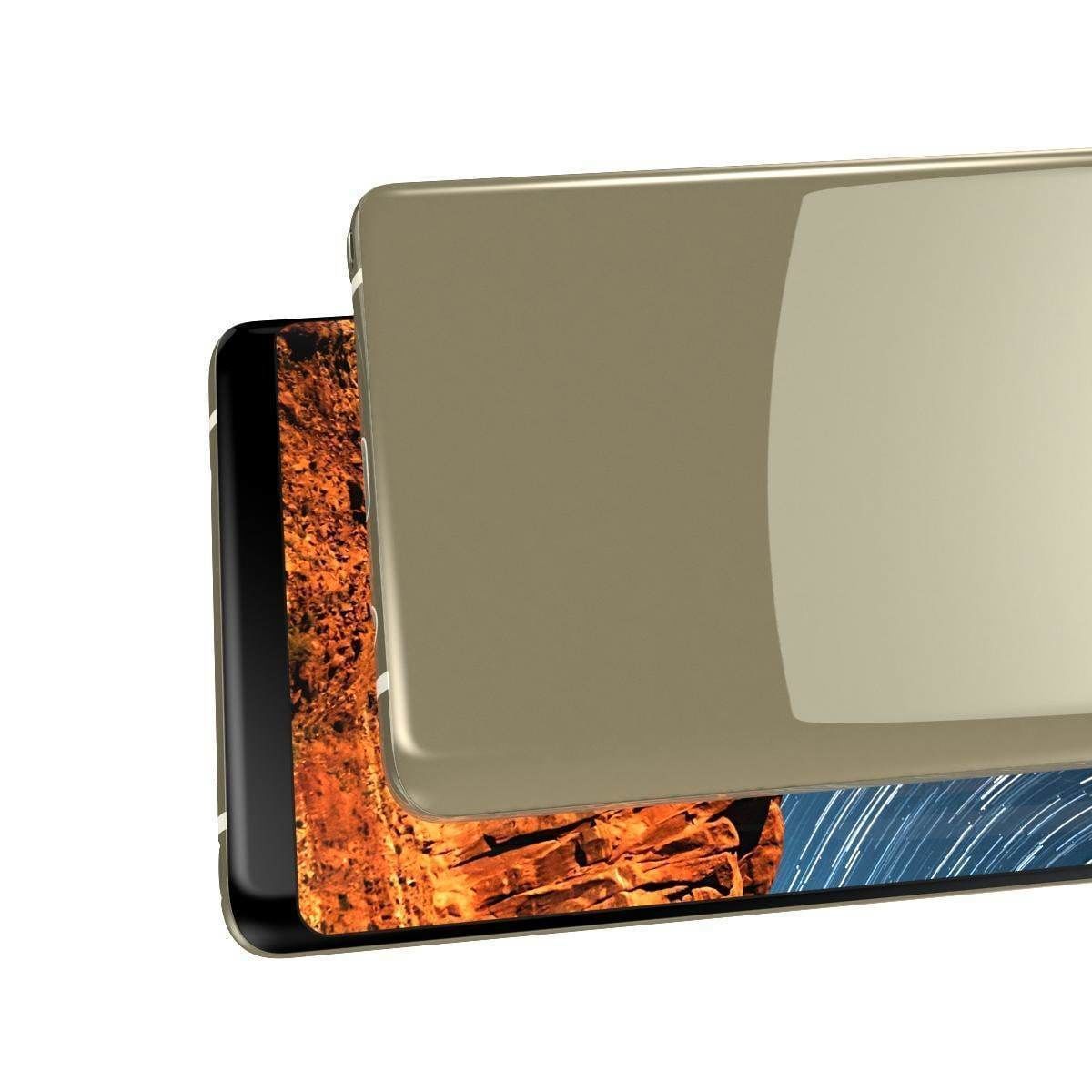 Samsung Galaxy Note 8 Maple Gold High Quality 3D model_10