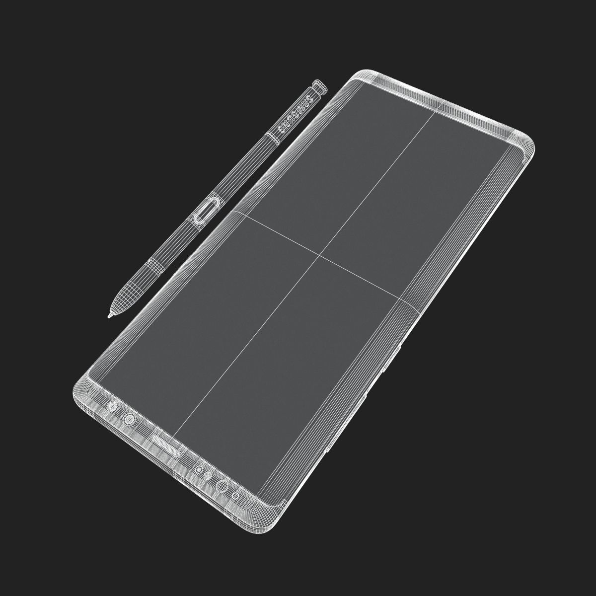 Samsung Galaxy Note 8 Maple Gold High Quality 3D model_27