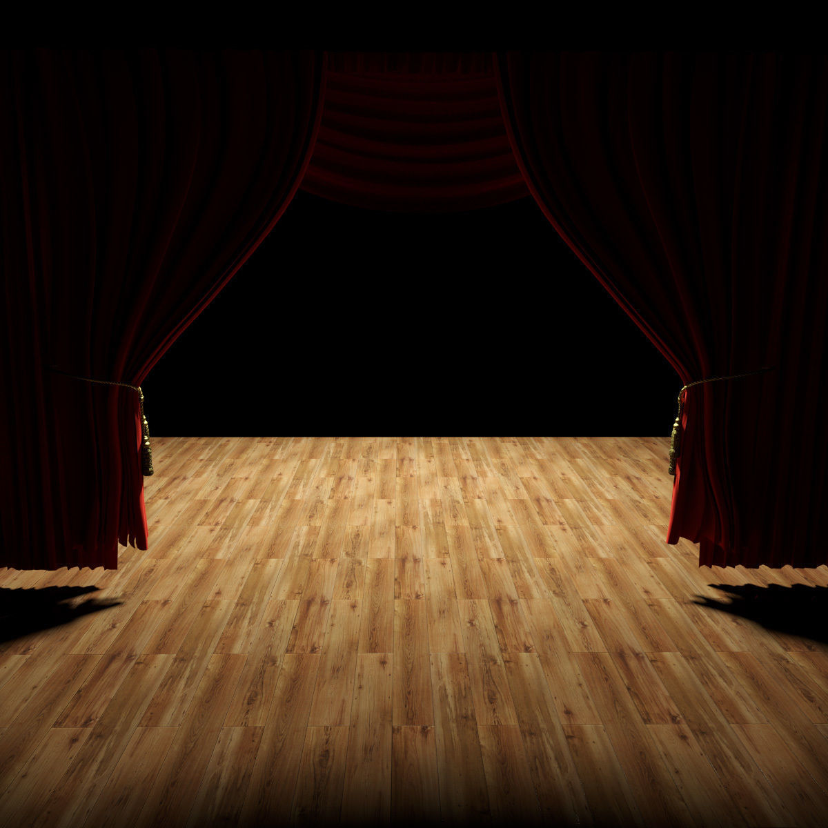 Theatre Stage 3D model_4
