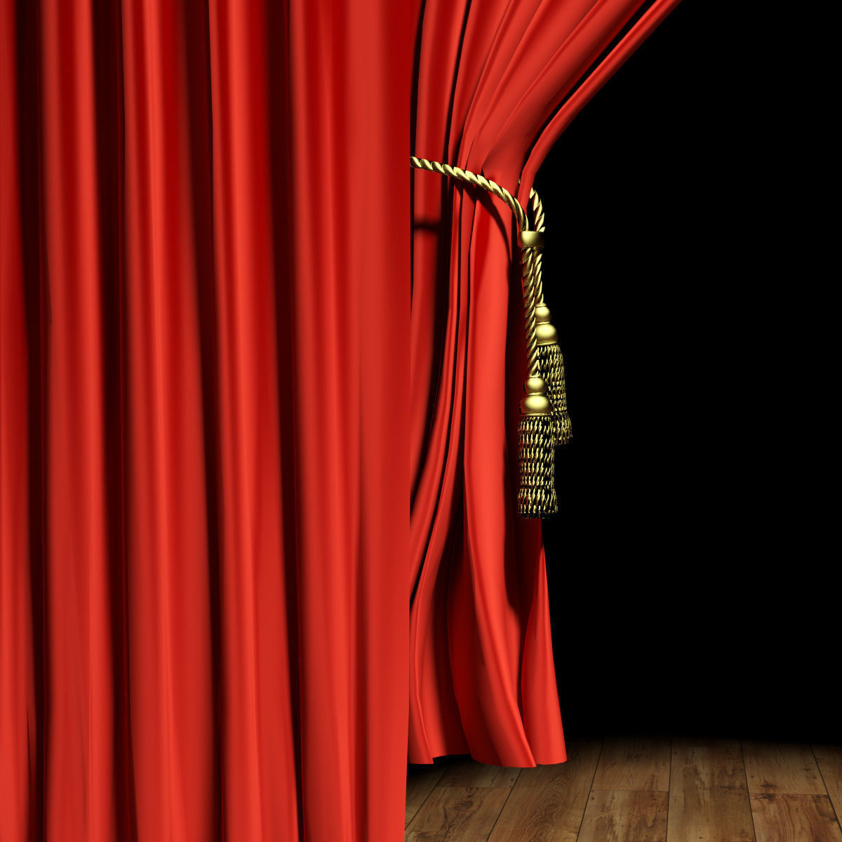 Theatre Stage 3D model_3