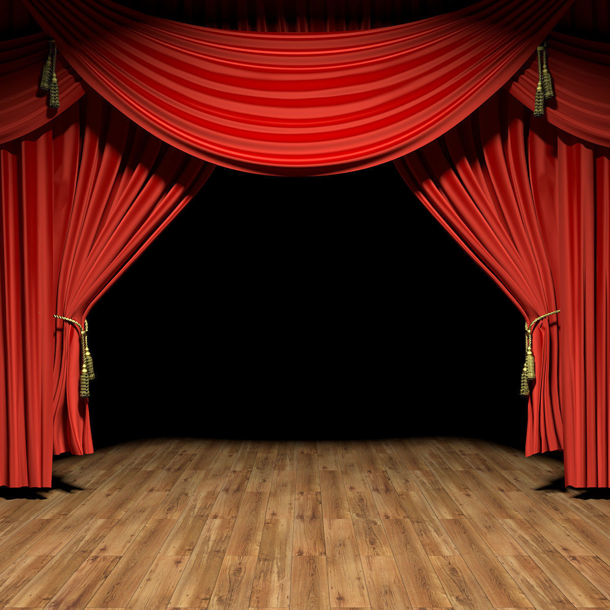 Theatre Stage 3D model_1