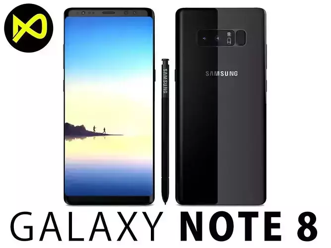 Samsung Galaxy Note 8 Midnight Black High Quality