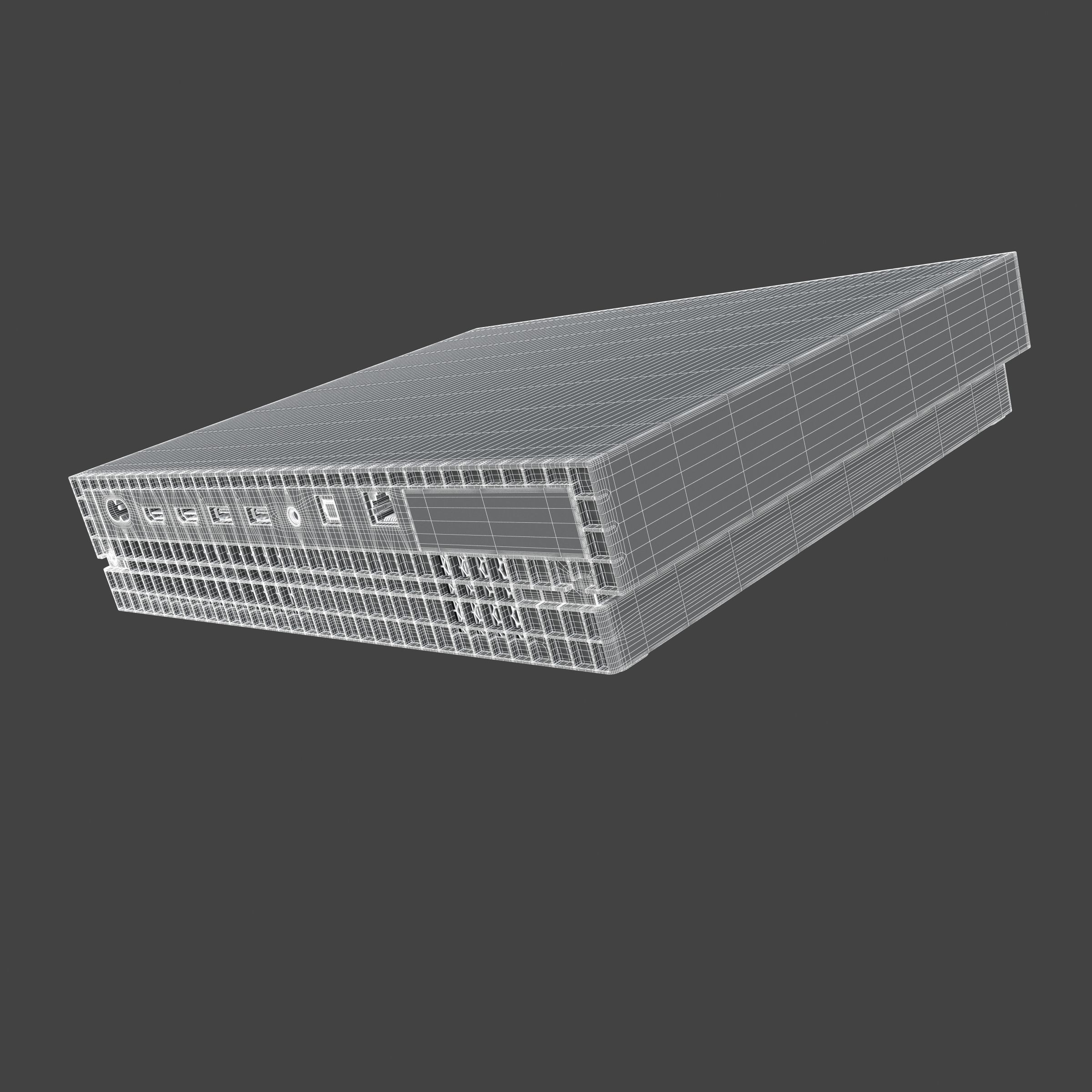 Xbox One X Set 3D model_21