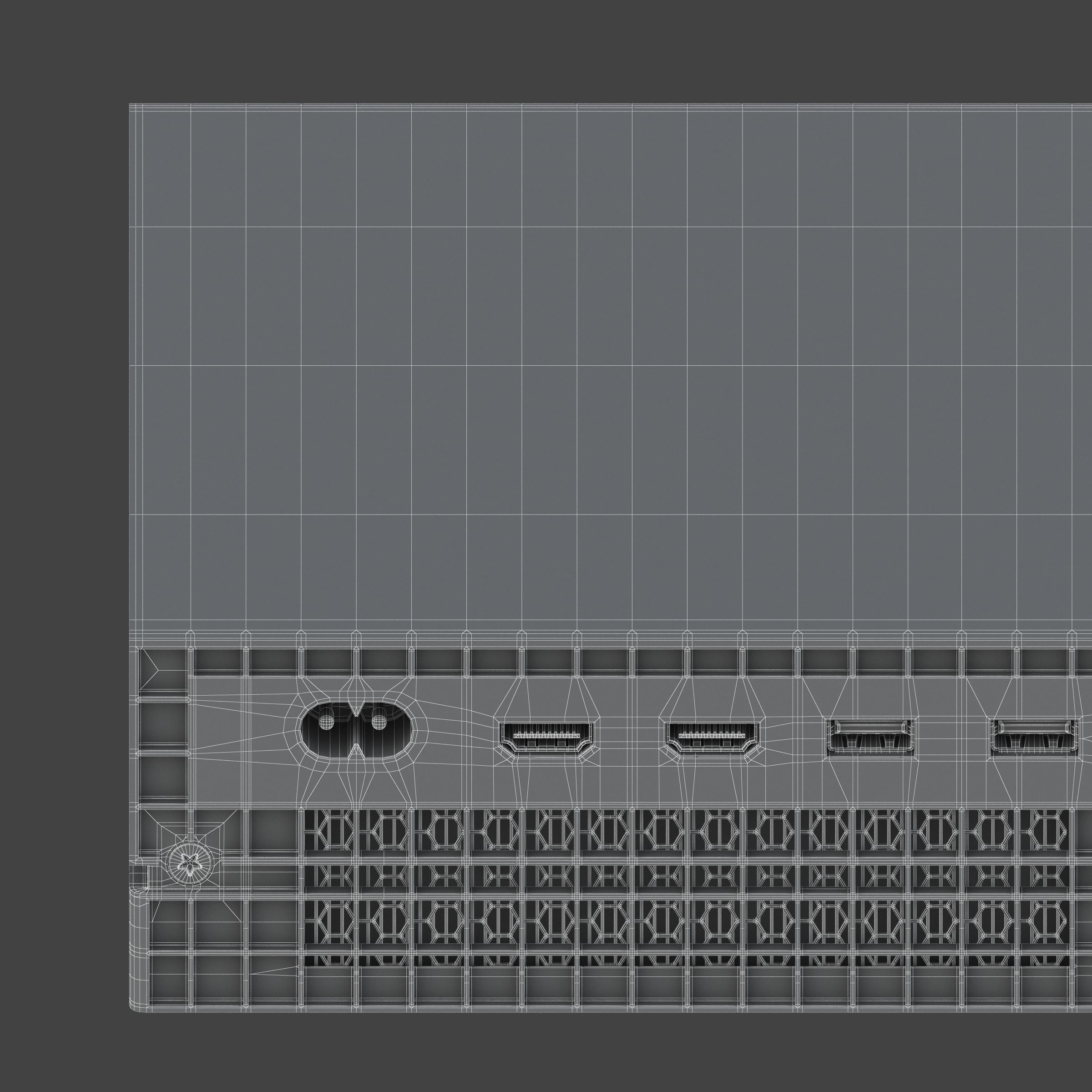 Xbox One X Set 3D model_17