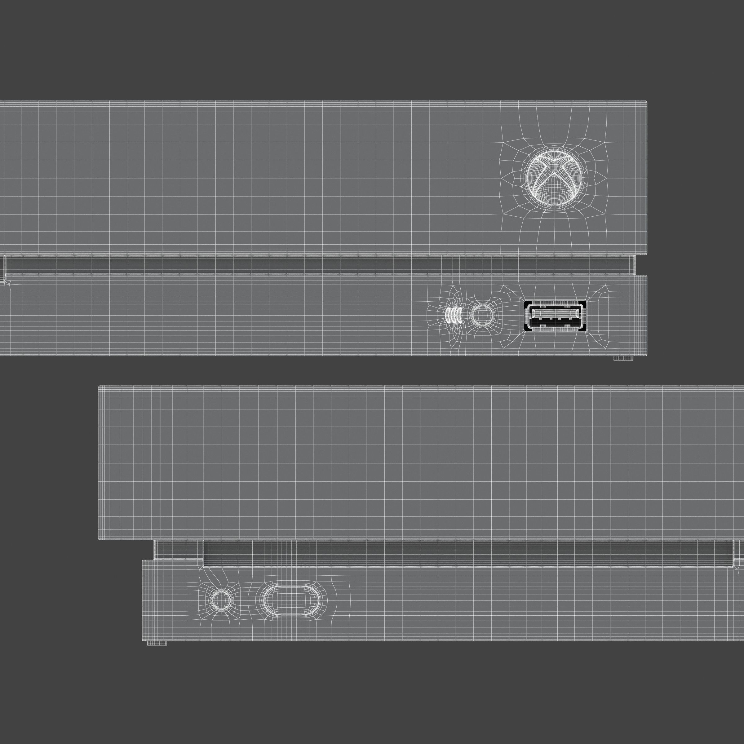 Xbox One X Set 3D model_19