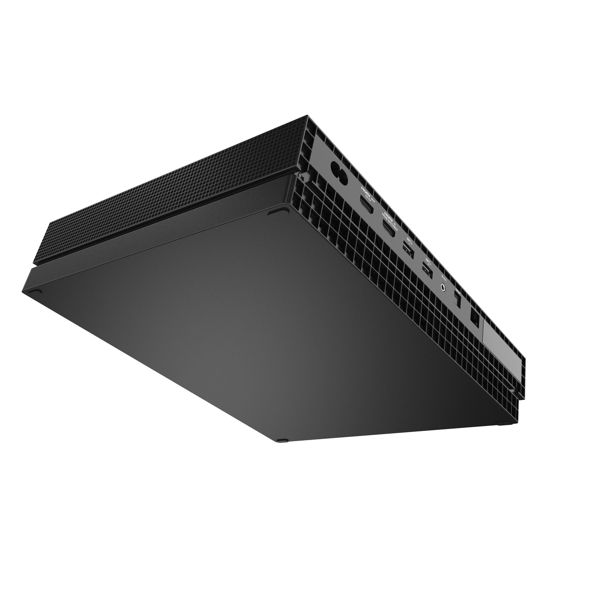 Xbox One X Set 3D model_10