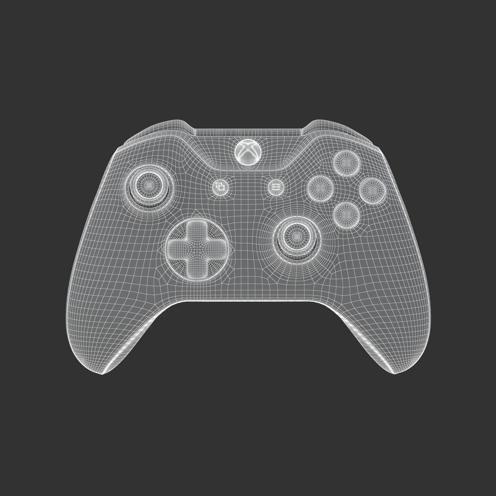 Xbox One X Set 3D model_36