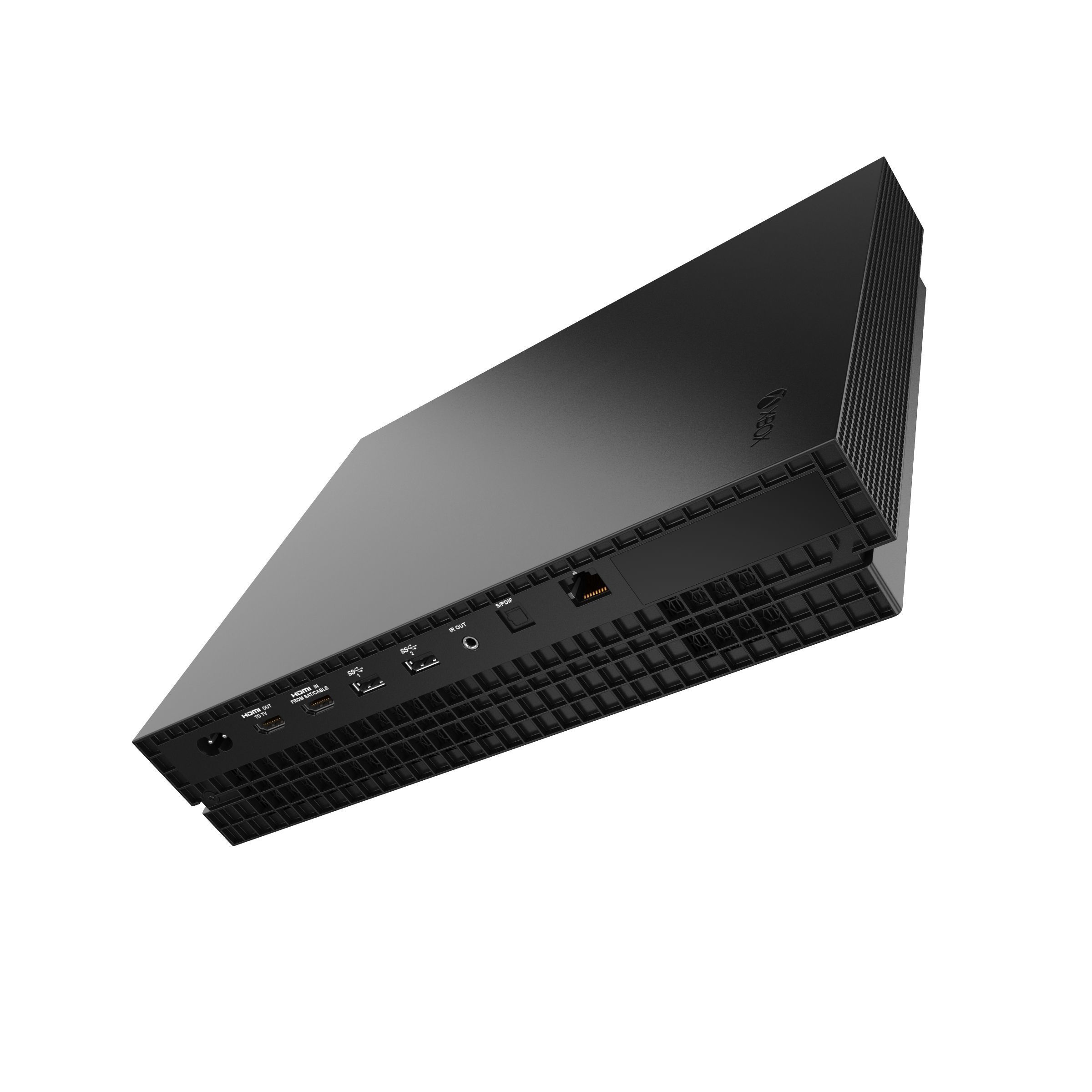 Xbox One X Set 3D model_8