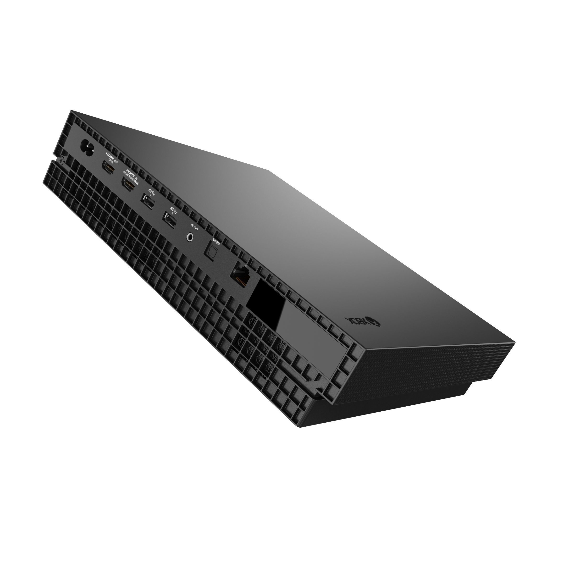 Xbox One X Set 3D model_3